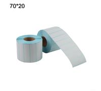 Waterproof Thermal Labels 70x20mm Oil for Proof Scratch Resistant Direct Thermal Paper for Logistics Warehouse - 2000 Sheets Roll Compatible for tsc Citizen