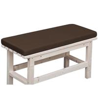 Waterproof Thick Cushions for 2/3 Seater Garden Bench Premium Outdoor Seat Pads for Patio Swing & Home 110x30cm Coffee Color Mat