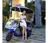 Waterproof Thicken Sun Shade Rain Cover for Electric Motorcycles - Universal Mobility Umbrella Sunshade Cover for Scooters and Cars