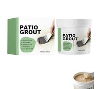 Waterproof Tile Grout Filler, Tile Grout Sealant, Waterproof Patio Grout Filler, Patio Grouting Brush in, Easy DIY, Multi-Surface, for Outdoor, Bathroom, Kitchen (Dark Gray)