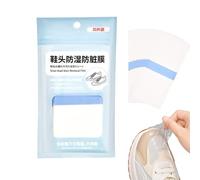 Waterproof Toe Covers - Rain Shoe Stickers, 30 Pieces Upper Rain Stickers for Shoes | Clear Anti-Bath Film Strips, Guard Patch d