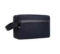 Waterproof Toiletry Bag for Men & Women, Hanging Travel Wash Bag with Wet Pocket, Large Capacity Dopp Kit, Shaving & Makeup Organizer, Black