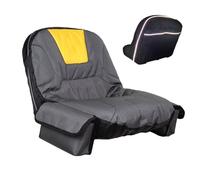 Waterproof Tractor Seat Cover - Seat Protector for Lawn Mowers, Durable 600D Oxford Fabric, Elastic Bottom For A Perfect , 2 Large Rear Mesh Pockets | For Tosaer