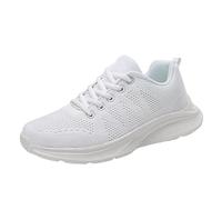 Waterproof Trainers Womens Ladies Running Shoes Slip On Trainers Thick Bottom Air Cushioned Comfortable Walking Shoes with Breathable Mesh Sneakers Ladies Casual Orthopedic Shoes