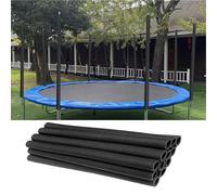 Waterproof Trampoline Pole Foam Sleeve - 12 Pack High Density Cover | Tear Resistant Padding For Round Tube | Indoor Outdoor Trampoline Accessory