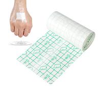 Waterproof Transparent Bandage, 10cm x 5m Adhesive Bandage Dressing Tape, Second Skin Healing Protective Clear Adhesive Bandages for Tattoo Aftercare, Recovery, Keep Wound, Fexed Plaste