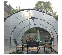 Waterproof Transparent PVC Tarpaulin With Eyelets Weatherproof Outdoor Tarp Curtains Rain Cover for Pergola Porch Gazebos Patio Outdoor Camping (Size : 1x1m)
