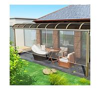 Waterproof Transparent Roller Blinds, Outdoor Garden Shades, Windproof Plastic, Weather-Resistant, 100x180cm/39.3x70.8in, Enhance Views & Privacy Outdoors