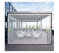 Waterproof Transparent Tarps 2x7mTear Resistant Rain Curtains for Outdoor Furniture Veranda rgola Garden & HomeProtection by