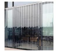 Waterproof Transparent Vinyl Curtains PVC Door & Window Panels for Balconies Garages Warehouses Stables Freezers Stores 180x290cm Heavy Duty Protection