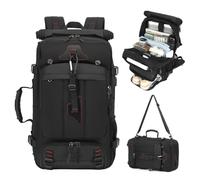 Waterproof Travel Backpack - Large Capacity Travel Bag, Ergonomic Spacious with Waterproof Design, Camping Hiking Beach School, Outdoor Adventure Carry, Daily Travels Companion for Men Women