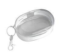 Waterproof Travel Cable Organiser Bag, Portable Electronics Clear Travel Organizer Bag, Double Layer Tech Pouch, Small Capacity Travel Organiser, Tech Bag Cable Case for USB Drive Power Bank