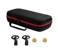 Waterproof Travel Case Microphone Holder Carrying Handle Protective Carrying Bag Holder Mic Storage