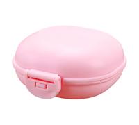 Waterproof Travel Soap Dish With Lid - Portable Shampoo Bar Container | Draining Soap Holder For Bathroom & Travel | Secure Leak-Proof Sóap Case For Gym, Camping And Home Use, 8.7x4cm