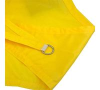 Waterproof Triangle 98% UV Protect for Outdoor Garden Patio Par Canopy 2.4x2.4m Yellow & Sun Cover