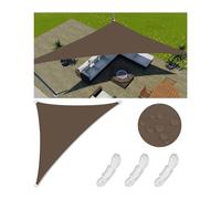 Waterproof Triangle e Sail - UV Protect for Garden, Balcony, Terrace | 9.6x9.6x13.6m | Includes Rope & D-Ring - Ideal Sune Solut for Outdoor Spaces