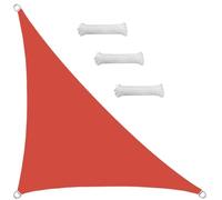Waterproof Triangle Patio Sail Canopy 5x5x7m - UV 98% Protection for Garden, Terrace, Camping, Pool & Balcony - Includes Free Rope for Easy Setup