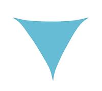 Waterproof Triangle Shade Sail 2m/4m/5m | UV Protection Outdoor Garden Canopy | Free Ropes Included for Patio Balcony Yard | 10 Colors Available (5x5x5m Blue)