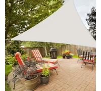 Waterproof Triangle Shade Sail 3x3x4.3m - Heavy Duty Oxford Fabric 90% UV Protection Outdoor Canopy for Patio Garden Deck - Sunshade Cover for Ultimate Sun Protection