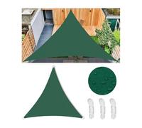 Waterproof Triangle Shade Sail - UV-Resistant Outdoor Canopy for Garden, Patio & Balcony - Includes Rope & D-Rings - 8.6x8.6x12.2M Sunshade Fabric for Backyard Protection