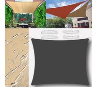 Waterproof Triangle Sun Sail 3.2x3.2x4.5m UV Protection for Garden & Patio, Rose Red Shade Canopy with Rope, Ideal for Outdoor Spaces and Decks