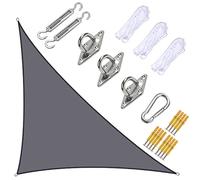 Waterproof Triangle Sun Shade Sail 5x5x7.1m - Durable UV Protection for Outdoor Use Patio Garden Backyard Carport - 95% UV Block Weather-Resistant Canopy