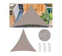 Waterproof Triangle Sun Shade Sail 6.1x6.1m UV Protection Canopy with Ropes & DRings for Outdoor Garden Balcony Patio DeckPerfect for Sun Shelter
