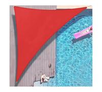 Waterproof Triangle Sun Shade Sail - Red 3x4m Oxford Fabric Canopy for Patio, Garden, Balcony, Terrace - Instant UV Protection Outdoor Shade Cloth