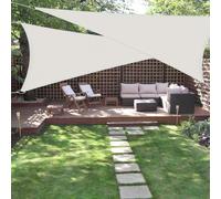 Waterproof Triangle Sunshade Sail 3.6x3.6m - Heavy Duty UV Block Shade for Outdoor Patio & Garden - Tear & Rust Resistant with Rope - Ideal Sun Protection