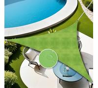 Waterproof Triangular Awning - UV Protection Outdoor Canopy for Balcony & Patio Grass Green Polyester Sun Shade 3.5 x 3.5 x 3.5 m Perfect for Outdoor Spaces
