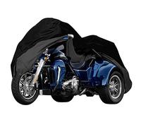 Waterproof Trike Cover Replace for Harley-Davidson and Honda Trike, 420D Oxford Cloth Heavy Duty Trike Cover with Reflective Strips for Snow Rain Dust Hail Protection