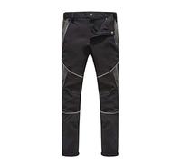 Waterproof Trousers Mens Skiing Pants Soft Shell Expandable Waist Pants Outdoor Windproof Winter Warm Insulated Trousers Lightweight Cargo Tracksuit Bottoms With Zip Pockets For Fishing Hiking