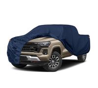 Waterproof Truck Covers Replace for 2005-2026 Toyota Tacoma Double Cab 5ft, 10 Layers Heavy Duty with Cotton Liner Truck Cover with Zipper Door, Windproof Bands for Snow Rain Dust Protection