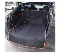 Waterproof Trunk Rear For Cargo Area Seat Cover For How Many Larger Vehicle Models SUV For Liner Car Boot Mats(Black-orange)