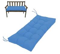 Waterproof Tufted Bench Cushion for 2/3/4 Seater Sofa - Indoor/Outdoor Chair Booster Cushion for Bay Window & Patio Lounger Cotton 90x50x8cm NO13