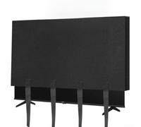 Waterproof TV Cover Outdoor Weatherproof Felt Case 65 Inch Flat Screen Protector with Secure Straps(55ihch)