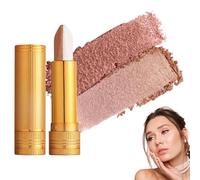 Waterproof Two-Color Shimmer Eyeshadow Stick, Glitter Eyeshadow Stick, Eye Shadow Sticks for Glitter Makeup One Step Easy To Use Smooth Blendable (#4)