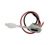 Waterproof Type-C Charging Socket 2-Pin with LED (with Green Light) | IP67 Waterproof Silicone Gasket, Ideal for Outdoor, Camping, Marine Applications, Moisture Proof