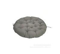 (Waterproof type---dark gray, 70*70cm) Outdoor waterproof sunscreen Nordic bird's nest cushion round thick radar chair cradle hanging basket cushion