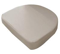Waterproof U-Shaped Chair Cushion 40/45/48 cm Thick Outdoor Cushion for Home Kitchen Office Garden (48 x 48 x 5 cm Beige A) - Comfort & Style