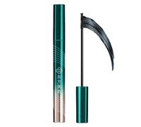 Waterproof Ultra Fine Black Mascara for Short Lashes - Skinny Brush for Tiny Eyelashes, Lengthening & Thickening (Green Tube)