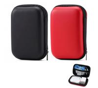 Waterproof Uno Storage Case Portable Hard Holder 2 Pack Black Red | Uno Case, Card Case, Uno Waterproof Cards