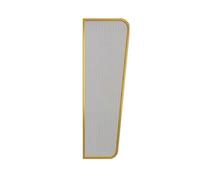 Waterproof Urinal Divider for Men WallMounted Privacy Screen for Toilets Urinal Partition for Hotels/Public Restrooms 2Pack Gold Ideal for Shopping Malls