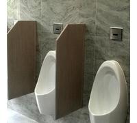 Waterproof Urinal Divider for Men's Restrooms Wall Mounted Privacy Partition Durable Public Bathroom Essential Hygiene Solution for Commercial Toilets