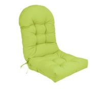 Waterproof UV-Resistant Adirondack Chair Cushion High Back Swing Chair Pad Green Outdoor Seat Pillow for Garden Hammock Chair CushionSunshade Pad