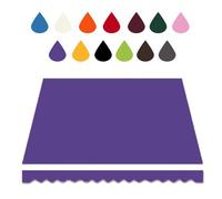 Waterproof UV-Resistant Awning Fabric Colorful Shade Cover for Balconies Various Sizes 200-600 cm Purple 250 x 200 cm Outdoor Sun Protection Solution