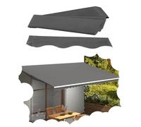 Waterproof UV-Resistant Retractable Sunshade Fabric, Adjustable Canvas Replacement, 3x2.5m, Ideal for Outdoor Patio, Garden, Car, and Deck Use