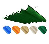 Waterproof UV Resistant Sun Shade Sail Retractable Canopy Cover for Outdoor Patio Pergola Garden Deck & Backyard Sun Protection