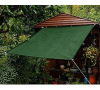 Waterproof UV Shade Sail 1.5x3.6M 98% Sun Protection Canopy for Outdoor Garden Patio Backyard Parties Durable Polyester Awning with Free Rope Army Green