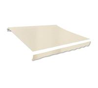 Waterproof UVResistant Replacement Fabric for 3x2.5m Sun Shade Sail Cream Color Perfect for Outdoor Use Balcony Patio Garden Durable Covering
